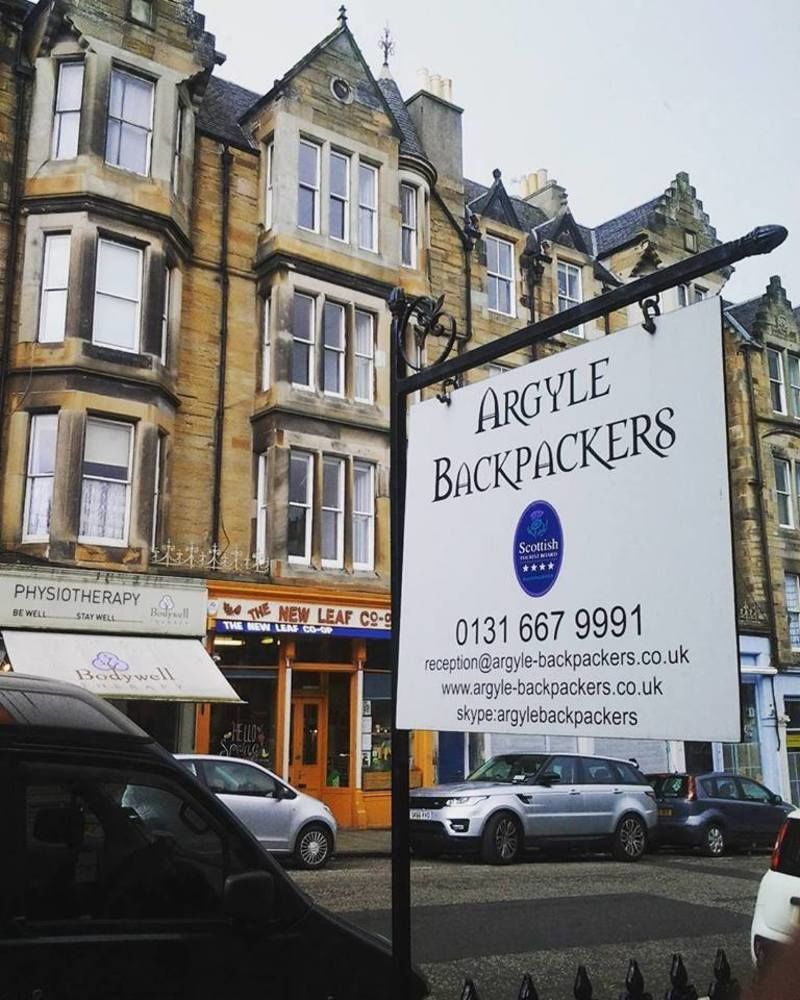 Хостел Argyle Backpackers Эдинбург Экстерьер фото